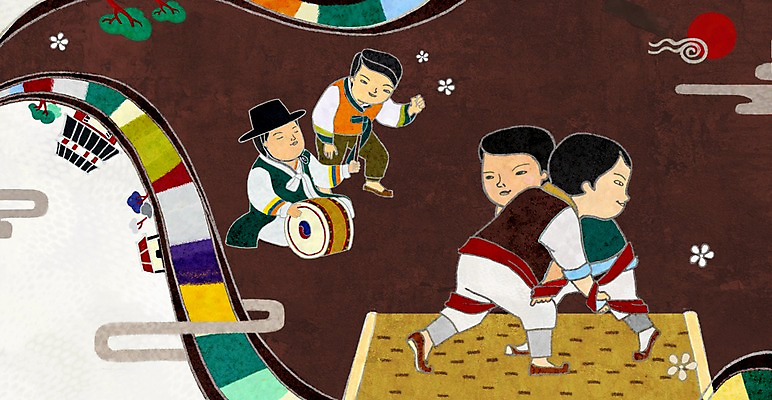 전신 PSD 나무 식물 구름 캐릭터 한국문화 한국전통 전통 건축물 옷 남자 전통문화 문화 백그라운드 일러스트 응원 전통캐릭터 주택 서기 사람 경기 여러명 성인 모래사장 태양 전통의상 한복 북 즐거움 씨름 북채 샅바 남자만 성인남자만 성인만 국내일러스트 일러캐릭터 자연요소 동양문화 건축 감정 스포츠용품 스포츠 바다 다수 모션 타악기 한국 건물 전통놀이 파일형식