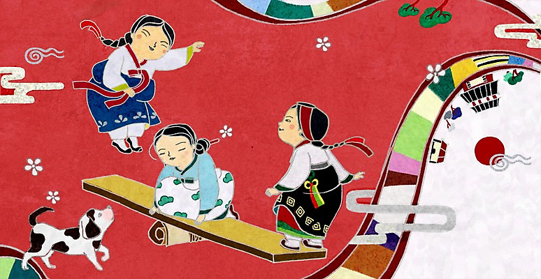 전신 PSD 나무 식물 동물 캐릭터 한국문화 한국전통 전통 건축물 옷 여자 전통문화 문화 백그라운드 일러스트 전통캐릭터 주택 서기 사람 성인 세명 달리기 태양 전통놀이 강아지 전통의상 한복 즐거움 그네 그네뛰기 여자만 성인여자만 성인만 국내일러스트 일러캐릭터 자연요소 동양문화 건축 감정 모션 놀이 한국 건물 반려동물 개 파일형식