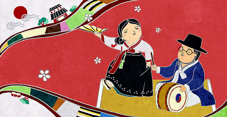 전신 PSD 나무 식물 캐릭터 한국문화 한국전통 전통 건축물 옷 여자 남자 전통문화 문화 악기 백그라운드 일러스트 전통캐릭터 주택 국악기 서기 사람 앉기 성인 두명 태양 소리 부채 전통의상 한복 북 즐거움 북채 소리꾼 판소리 성인만 국내일러스트 일러캐릭터 자연요소 동양문화 건축 감정 음악 모션 타악기 한국 국악 건물 전통공연 파일형식