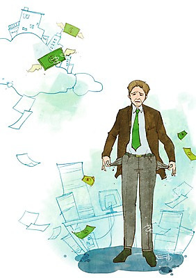 전신 PSD 남자 지폐 돈 일러스트 한명 서기 사람 성인 금융 경제 비즈니스맨 주머니 가난 푸어족 부족 낭비 과소비 빈털터리 남자만 남자한명만 성인남자만 성인만 국내일러스트 1 컨셉 비즈니스 모션 직장인 재산 소비 신조어 파일형식