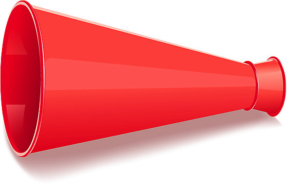 아이콘 컬러 입체아이콘 디테일아이콘 사람없음 빨간색 디지털 확성기 입체 오브젝트 디테일 2D아이콘 AI파일 파일형식 벡터