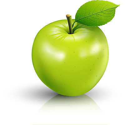 아이콘 컬러 잎 과일 입체아이콘 디테일아이콘 사람없음 초록색 디지털 사과 입체 오브젝트 청사과 디테일 2D아이콘 AI파일 식물 파일형식 벡터