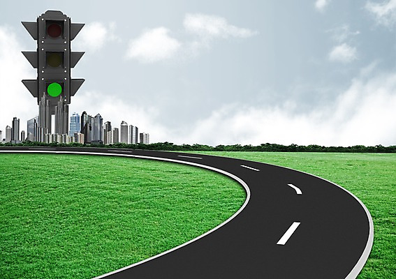 PSD 구름 편집 편집이미지 시설물 도로 길 하늘 풍경 빌딩 잔디 초원 사람없음 건물 도시풍경 3D 고층빌딩 도시 커브길 신호등 신호 청신호 편집3D 자연요소 식물 건축물 교통시설 디지털합성 파일형식