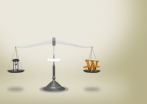 PSD 편집 편집이미지 기호 돈 저울 사람없음 그래픽 3D 시간 원화 화폐기호 무게 균형 모래시계 입체 양팔저울 공평 평등 편집3D 문자 모래 시계 컨셉 재산 화폐 디지털합성 파일형식