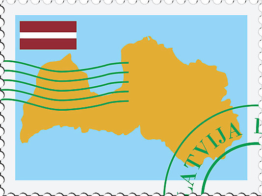 EPS 해외이미지 디자인 배너 종이 지도 인터넷 일러스트 추상 미술 깃발 편지 우표 라트비아 해외202004 해외일러스트 무늬 문화예술 북유럽 파일형식 벡터 이미지허브