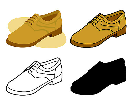 EPS 해외이미지 옷 남자 실루엣 신발 일러스트 유행 걷기 가죽 윤곽 고립 해외202004 해외일러스트 모션 촬영기법 사람 파일형식 벡터 이미지허브