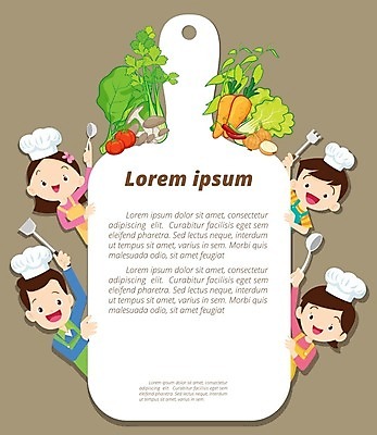 EPS 해외이미지 여자 남자 어린이 채소 일러스트 가족 도마 함께함 요리 소년 여러명 성인 요리교실 요리수업 해외202004 해외일러스트 다수 컨셉 관계 주방용품 수업 사람 파일형식 벡터 이미지허브