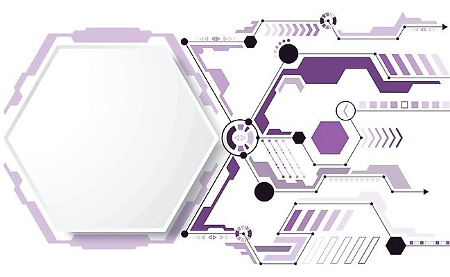 EPS 해외이미지 디자인 일러스트 추상 사람없음 그래픽 디지털 보라색 흰색 육각형 해외202004 해외일러스트 도형 컬러 무늬 파일형식 벡터 이미지허브