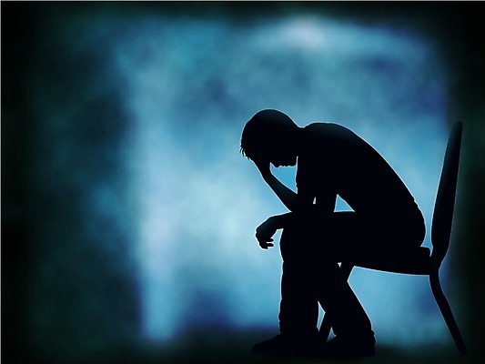 EPS 해외이미지 실루엣 의자 일러스트 실내 사람 앉기 성인 내부 그래픽 파란색 공백 방 슬픔 기다림 좌절 걱정 문제 트러블 혼자 카피스페이스 해외202004 해외일러스트 감정 컬러 가구 컨셉 모션 촬영기법 파일형식 벡터 이미지허브