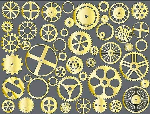 EPS 해외이미지 실루엣 산업 일러스트 그림자 빛 금속 희망 기계 바퀴 황금 고급 톱니바퀴 윤곽 청동 엔진 기어 공학 놋쇠 해외202004 해외일러스트 교육 감정 컨셉 재질 촬영기법 파일형식 벡터 이미지허브