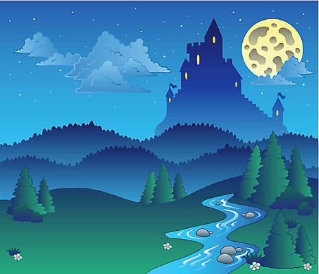 EPS 해외이미지 나무 구름 디자인 실루엣 별 백그라운드 일러스트 자연 하늘 동화 이야기 그림자 미술 풍경 야외 목재 그래픽 물 강 탑 달 소나무 그리기 개울 성 중세 야간 저녁 숲 만화 달빛 언덕 그림 윤곽 장면 공상 침엽수 유지 테마 해외202004 해외일러스트 자연요소 식물 건축물 재료 모션 문화예술 촬영기법 역사 밤 생태계 파일형식 벡터 이미지허브