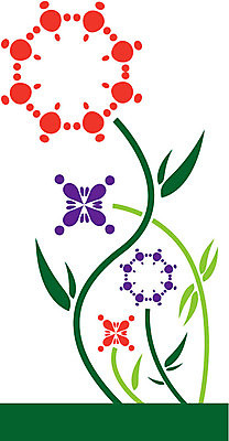 EPS 해외이미지 식물 꽃 꽃다발 잎 오렌지 일러스트 자연 추상 미술 초록색 여름 봄 원형 개화 공상 생태학 해외202004 해외일러스트 도형 계절 교육 컬러 무늬 과일 문화예술 생태계 파일형식 벡터 이미지허브