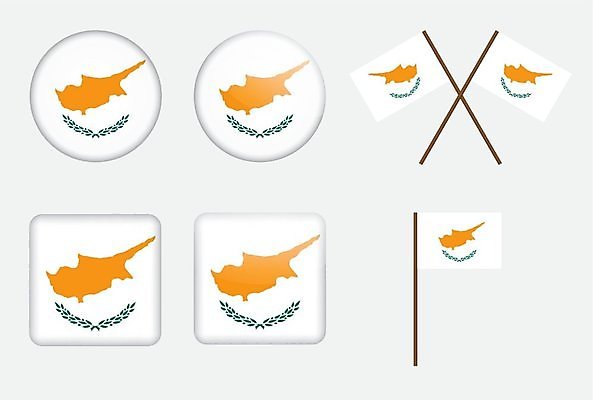 EPS 해외이미지 배너 유럽 섬 일러스트 손잡이 초록색 노란색 줄무늬 흰색 나뭇가지 깃발 원형 심볼 사인 올리브 정사각형 배지 광택 깃대 고립 전국 정부 표준 해외202004 해외일러스트 사이프러스공화국 도형 나무 열매 나라 컬러 무늬 파일형식 벡터 식물 이미지허브