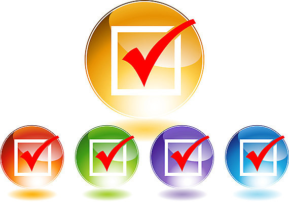 EPS 해외이미지 일러스트 빨간색 상자 시험 선택 질문 투표 선거 체크표시 흔적 대답 해외202004 해외일러스트 교육 컬러 컨셉 민주주의 확인 파일형식 벡터 이미지허브