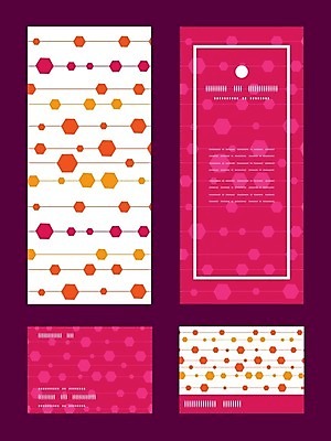 EPS 해외이미지 디자인 배너 분홍색 패턴 일러스트 프레임 사람없음 세트 스타일 해외202004 해외일러스트 컬러 무늬 파일형식 벡터 이미지허브