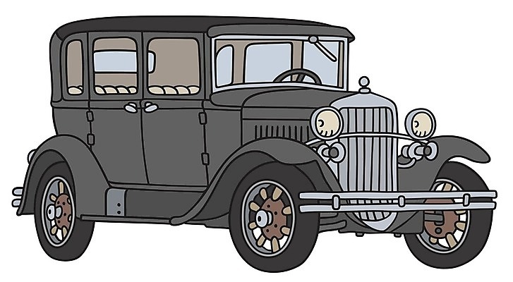 EPS 해외이미지 도로 일러스트 교통시설 자동차 검은색 수확 클래식 만화 모터 리무진 옛날 해외202004 해외일러스트 길 육상교통 컬러 교통 컨셉 농업 시설 파일형식 벡터 이미지허브