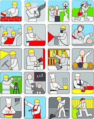 EPS 해외이미지 클립아트 모양 직업 손 디자인 옷 교육 남자 실루엣 산업 안경 컨셉 일러스트 비즈니스 학교 추상 노동자 안전 사람 건물 그래픽 파란색 세트 노란색 머리 디지털 검은색 교사 장비 흰색 업무 비즈니스맨 그룹 헬멧 위험 땅 심볼 오브젝트 사인 고립 양발 진짜 해외202004 해외일러스트 건축물 잡화 컬러 무늬 촬영기법 신체부위 작업 직장인 보호장비 파일형식 벡터 이미지허브