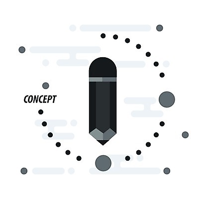 EPS 해외이미지 디자인 교육 과학 일러스트 학교 창조 컴퓨터 연필 노란색 흰색 기록 플랫 심볼 오브젝트 사인 그림 고립 엘리먼트 흑연 해외202004 해외일러스트 컬러 학용품 전자제품 필기구 광석 파일형식 벡터 이미지허브