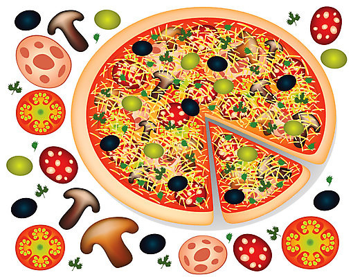 EPS 해외이미지 모양 음식 다이어트 토마토 채소 오렌지 일러스트 회사 치즈 피자 그림자 요리 미소 웃음 빛 노란색 요리사 버섯 이탈리아 기쁨 원형 소시지 맛 목표 올리브 햄 반죽 아로마 밀가루 소금 레시피 후추 성분 덩어리 해외202004 해외일러스트 도형 직업 열매 감정 유럽 컬러 컨셉 과일 비즈니스 유제품 패스트푸드 서양음식 표정 건강 육류 가공식품 가루 향신료 파일형식 벡터 이미지허브