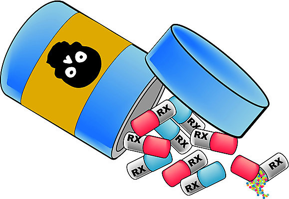 EPS 해외이미지 디자인 일러스트 건강 미술 알약 약 독약 질병 그림 해골모형 해외202004 해외일러스트 의학 문화예술 모형 파일형식 벡터 이미지허브