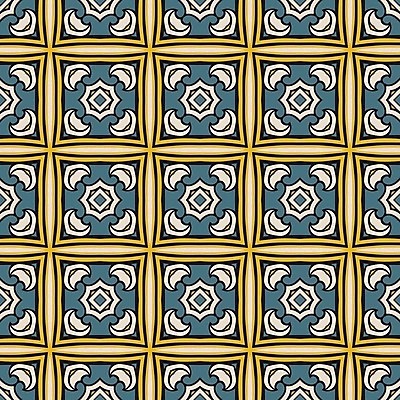 EPS 해외이미지 디자인 선 백그라운드 패턴 일러스트 벽지 추상 노란색 검은색 타일 복고 정사각형 터키석 해외202004 해외일러스트 도형 컬러 무늬 보석 파일형식 벡터 이미지허브