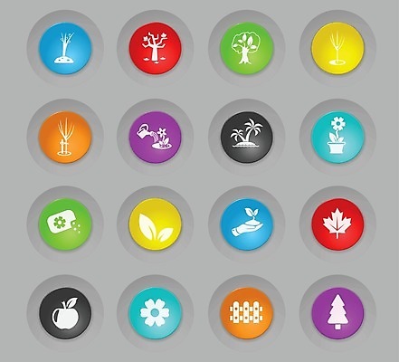 EPS 해외이미지 나무 식물 꽃 단풍 잎 일러스트 버튼 씨앗 울타리 야자수 새싹 가을 원형 냄비 사과 플라스틱 심볼 물주기 전나무 가터벨트 묘목 해외202004 해외일러스트 도형 계절 과일 모션 재질 담장 벨트 솥 파일형식 벡터 이미지허브