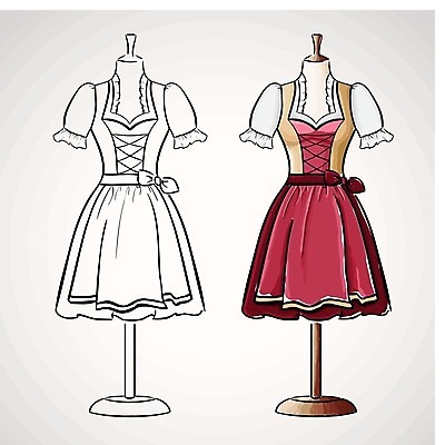 EPS 해외이미지 전통 손 드레스 여자 문화 분홍색 일러스트 휴가 독일 장식 치마 섹시 유행 축제 앞치마 수확 흰색 축하 낙서 마네킹 스케치 그림 복고 고립 던들 뮌헨 옥토버페스트 코르셋 바이에른 스타일 바이에른사람 해외202004 해외일러스트 옷 유럽 컬러 컨셉 농업 하의 미술 사람 신체부위 파일형식 벡터 이미지허브