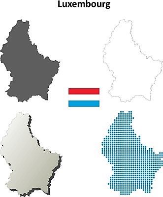 EPS 해외이미지 배너 실루엣 지도 일러스트 공백 경계선 깃발 윤곽 영토 모자이크 룩셈부르크 해외202004 해외일러스트 선 촬영기법 경계 서유럽 파일형식 벡터 이미지허브