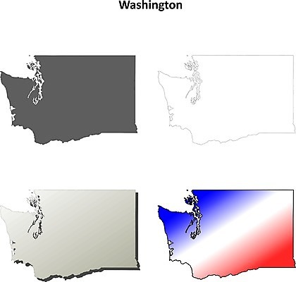 EPS 해외이미지 디자인 실루엣 여행 백그라운드 지도 패턴 일러스트 세트 미국 공백 경계선 윤곽 영토 고립 시애틀 워싱턴 디테일 해외202004 해외일러스트 선 북아메리카 무늬 촬영기법 경계 파일형식 벡터 이미지허브