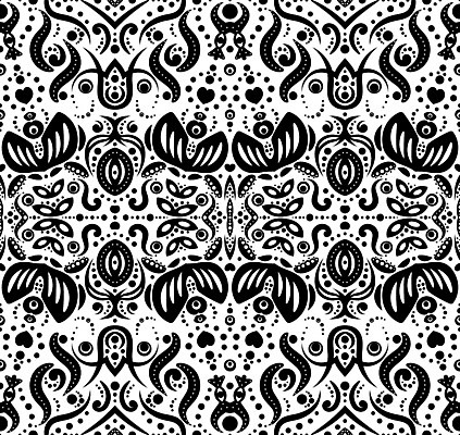 EPS 해외이미지 모양 디자인 꽃 실루엣 종이 선 백그라운드 꽃무늬 패턴 곡선 일러스트 벽지 추상 흑백 그래픽 장식 정원 검은색 봄 소용돌이 흰색 직물 점 원형 화려 클래식 우아함 만화 두루마리 타일 포장지 질감 윤곽 발생 해외202004 해외일러스트 도형 식물 계절 컬러 컨셉 무늬 포장 촬영기법 회오리 파일형식 벡터 이미지허브