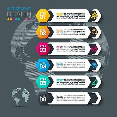EPS 해외이미지 템플릿 디자인 배너 종이 선 백그라운드 컨셉 일러스트 비즈니스 그래프 추상 미술 그래픽 세트 숫자 꼬리표 라벨 자료 웹 인포그래픽 정보 원형 발표 연결 6 심볼 사인 레이아웃 종이접기 5 단계 엘리먼트 타임라인 해외202004 해외일러스트 도형 문자 무늬 인터넷 문화예술 프레임 접기 파일형식 벡터 이미지허브