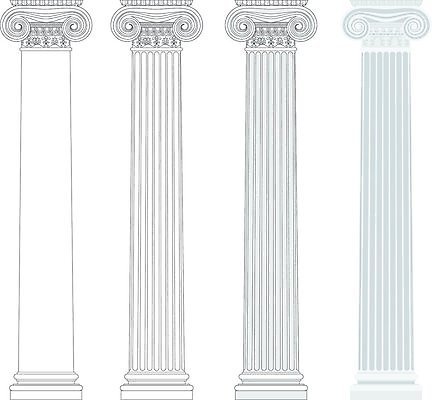 EPS 해외이미지 일러스트 기둥 두루마리 그리스 콜로세움 해외202004 해외일러스트 건축 유럽 로마 파일형식 벡터 이미지허브