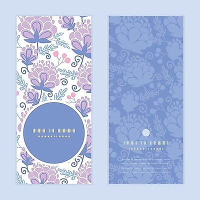 EPS 해외이미지 배너 꽃 꽃무늬 패턴 일러스트 프레임 사람없음 보라색 화려 해외202004 해외일러스트 식물 컬러 컨셉 무늬 파일형식 벡터 이미지허브