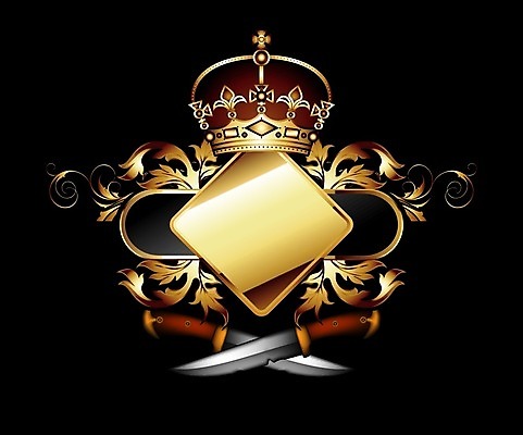 EPS 해외이미지 모양 무기 선 백그라운드 잎 곡선 일러스트 왕관 프레임 미술 그래픽 장식 빛 검은색 화려 황금 칼 오브젝트 복고 군용 방패 노려봄 고립 엘리먼트 디테일 해외202004 해외일러스트 식물 컬러 컨셉 문화예술 군대 표정 파일형식 벡터 이미지허브