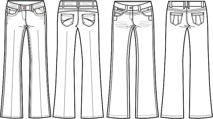 EPS 해외이미지 클립아트 템플릿 디자인 옷 여자 선 일러스트 바지 부츠 미술 컬러풀 유행 검은색 공백 흰색 청바지 제조 바느질 스케치 자르기 그림 클립 윤곽 스타일 해외202004 해외일러스트 컬러 신발 모션 하의 문화예술 사람 파일형식 벡터 이미지허브