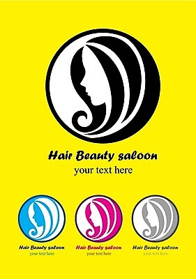 EPS 해외이미지 디자인 얼굴 일러스트 비즈니스 사람 머리 상점 도시 신용카드 미용실 심볼 미녀 복고 고립 스타일 해외202004 해외일러스트 신체부위 금융 뷰티샵 미인 파일형식 벡터 이미지허브