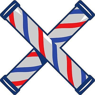 EPS 해외이미지 십자가 일러스트 그래픽 심볼 직원 복고 봉 이발소 고립 이발사 해외202004 해외일러스트 뷰티샵 파일형식 벡터 상점 이미지허브