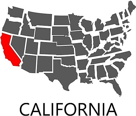 EPS 해외이미지 모양 디자인 실루엣 여행 백그라운드 컨셉 지도 일러스트 빨간색 미국 회색 흰색 기록 심볼 흔적 사인 윤곽 캘리포니아 북쪽 고립 지리 해외202004 해외일러스트 컬러 북아메리카 촬영기법 방향 파일형식 벡터 이미지허브