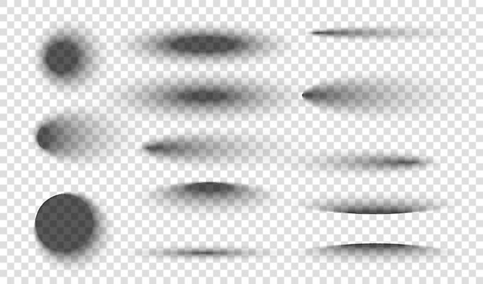 EPS 해외이미지 일러스트 그림자 사람없음 세트 엘리먼트 해외202004 해외일러스트 파일형식 벡터 이미지허브