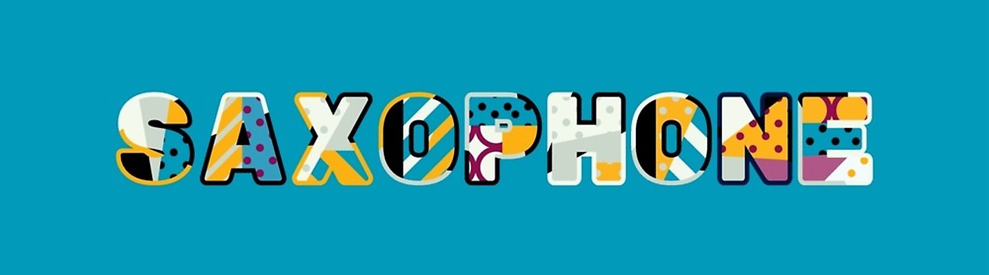 EPS 해외이미지 컨셉 일러스트 아이디어 미술 타이포그라피 단어 기구 악단 색소폰 테마 해외202004 해외일러스트 문자 음악 문화예술 목관악기 파일형식 벡터 이미지허브