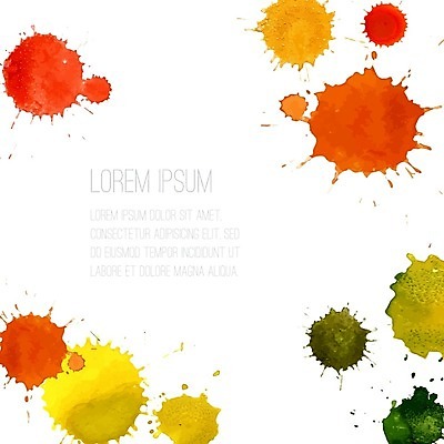 EPS 해외이미지 디자인 백그라운드 일러스트 추상 수채화 사람없음 그래픽 빨간색 초록색 컬러풀 흰색 물방울 그림 번짐 해외202004 해외일러스트 컬러 무늬 파일형식 벡터 효과 이미지허브