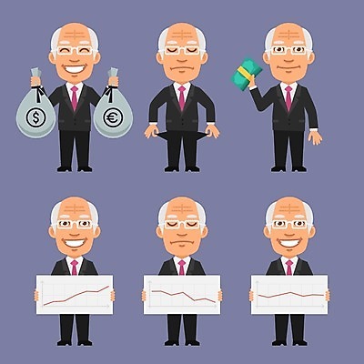 EPS 해외이미지 캐릭터 디자인 행복 산업 돈 일러스트 비즈니스 미술 사람 정장 그래픽 세트 회색 업무 비즈니스맨 재산 플랫 만화 수집 가득함 오브젝트 클립 파산 마스코트 옛날 캐리커처 해외202004 해외일러스트 일러캐릭터 옷 남자 감정 컬러 문화예술 금융 작업 직장인 그림 파일형식 벡터 직업 경제 이미지허브