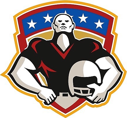 EPS 해외이미지 스포츠 일러스트 그래픽 럭비 미식축구 축구 수비 복고 방패 고립 쿼터백 해외202004 해외일러스트 모션 구기 파일형식 벡터 이미지허브
