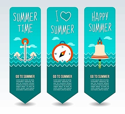 EPS 해외이미지 배너 세로배너 파도 일러스트 사람없음 종 하트 나침반 청록색 닻 배너세트 해외202004 해외일러스트 모양 바다 컬러 세로 세트 파일형식 벡터 이미지허브