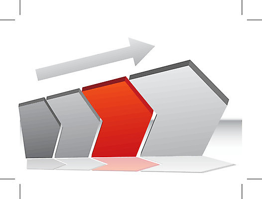 EPS 해외이미지 모양 디자인 일러스트 회사 비즈니스 화살 그래픽 빨간색 3D 회색 성장 흰색 4 심볼 단계 방법 슬라이드 엘리먼트 해외202004 해외일러스트 컬러 숫자 디지털합성 파일형식 벡터 이미지허브