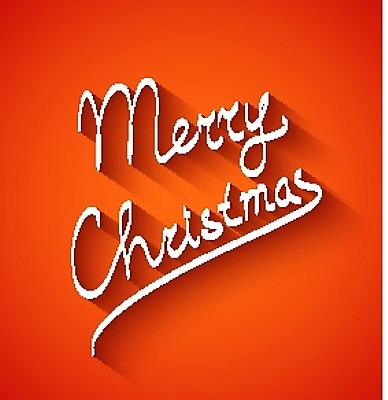 EPS 해외이미지 디자인 백그라운드 크리스마스 일러스트 타이포그라피 사람없음 주황색 축하 레터링 해외202004 해외일러스트 문자 기념일 컬러 컨셉 파일형식 벡터 이미지허브