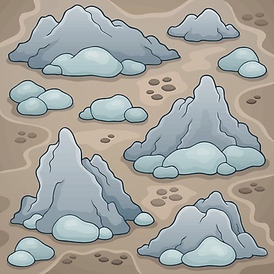 EPS 해외이미지 모양 디자인 일러스트 자연 표면 미술 야외 바위 그리기 그림 암초 내추럴 땅바닥 지질 지질학 테마 해외202004 해외일러스트 교육 모션 문화예술 바닥 돌_바위 생태계 파일형식 벡터 이미지허브