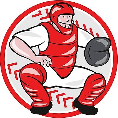 EPS 해외이미지 남자 스포츠 장갑 일러스트 앉기 야구 잡기 만화 포수 고립 플레이어 해외202004 해외일러스트 잡화 모션 사람 구기 야구선수 파일형식 벡터 이미지허브