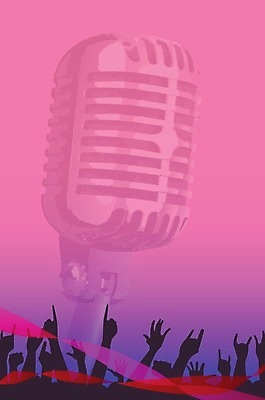 EPS 해외이미지 포스터 백그라운드 일러스트 미술 이벤트 그래픽 악단 야간 저녁 마이크 그림 노래방 해외202004 해외일러스트 자연요소 음악 음향기기 문화예술 파일형식 벡터 이미지허브