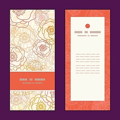 EPS 해외이미지 패턴 일러스트 프레임 세로 세트 공백 수확 신용카드 초대 해외202004 해외일러스트 무늬 농업 금융 파일형식 벡터 이미지허브